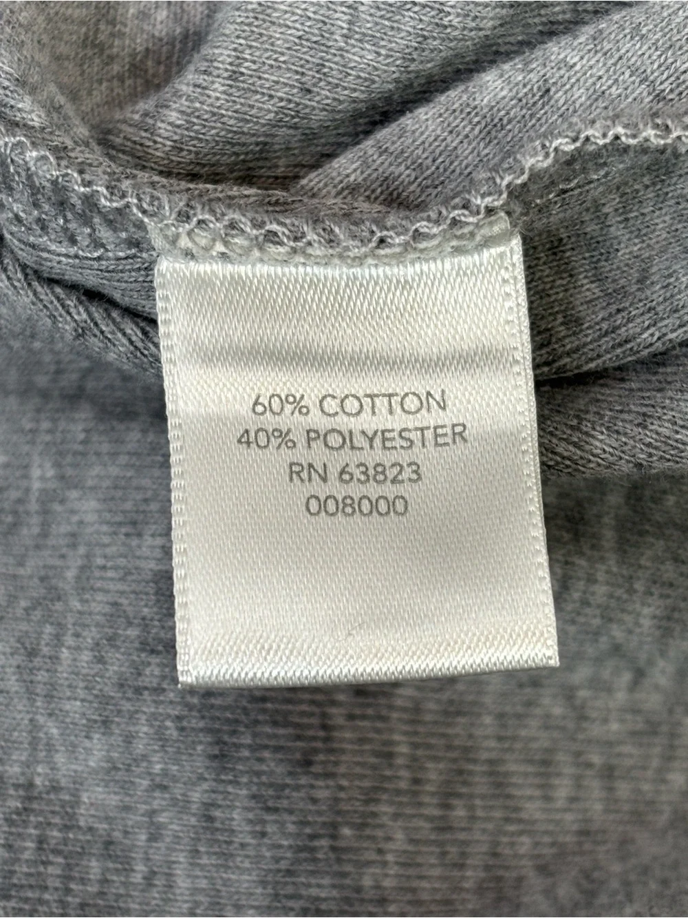 NWOT CJ Banks Plus Size 3X Gray Pullover Shirt 3/4 Sleeves Cotton Blend Stretch